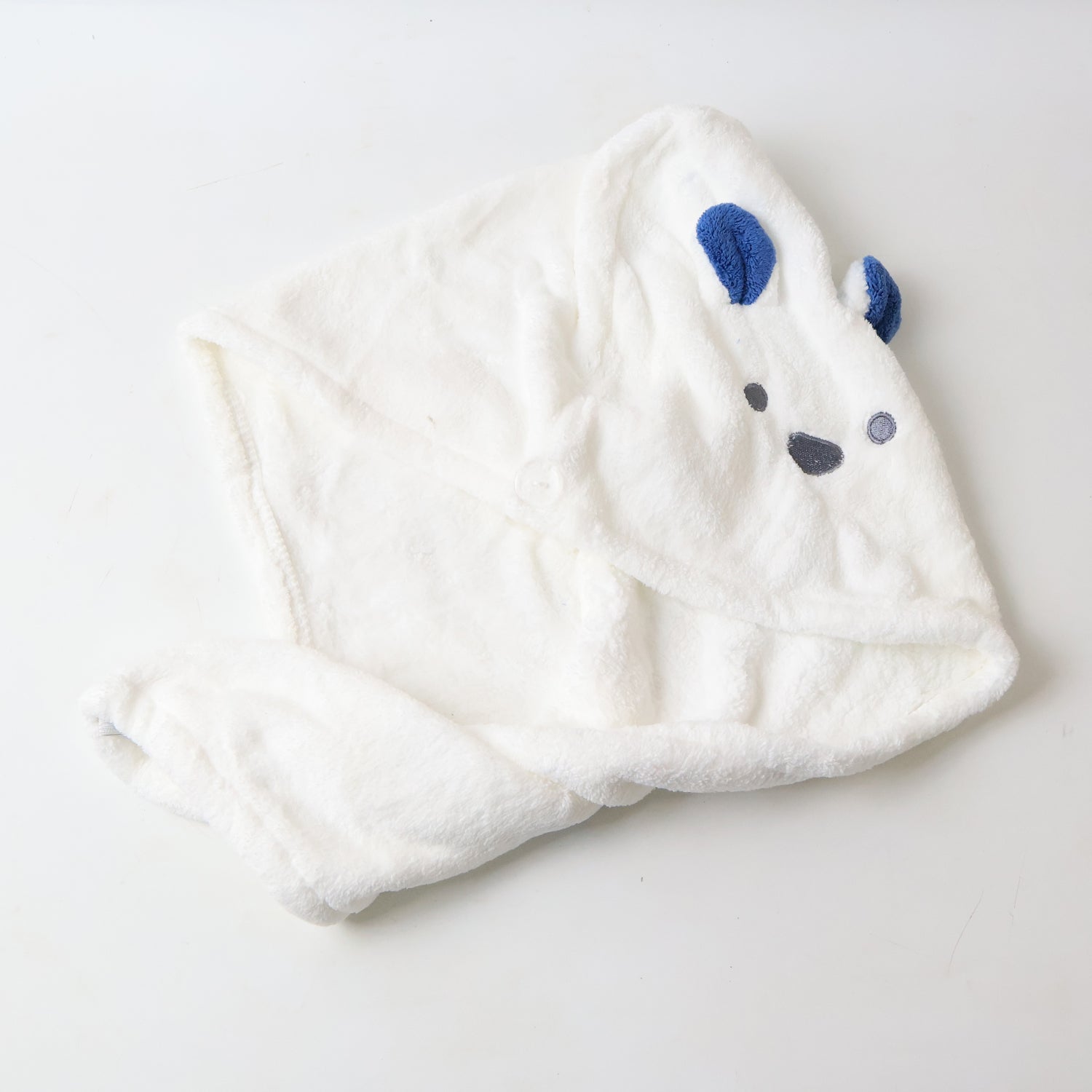 Soft Microfiber Hair Drying Towel Wrap with Cute Animal Ears & Button Closure (1 Pc) Soft Microfiber Hair Drying Towel Wrap with Cute Animal Ears & Button Closure (1 Pc)